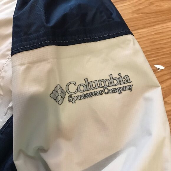 Columbia Med Womens Packable Storm-Dry Waterproof Breathable Jacket Beige Black - Picture 6 of 16